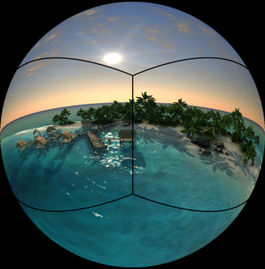 4 viewports of AppPanorama