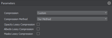 Custom Compression Parameters