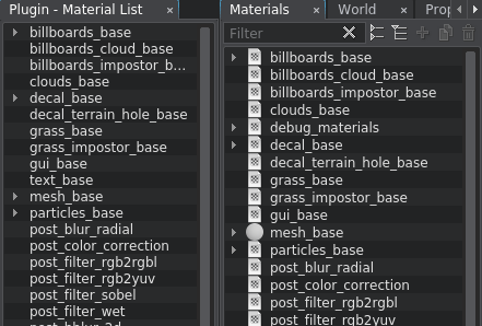 Materials Plugin