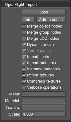 OpenFlight plugin interface