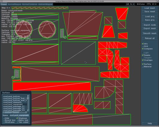 Overlaps visualization