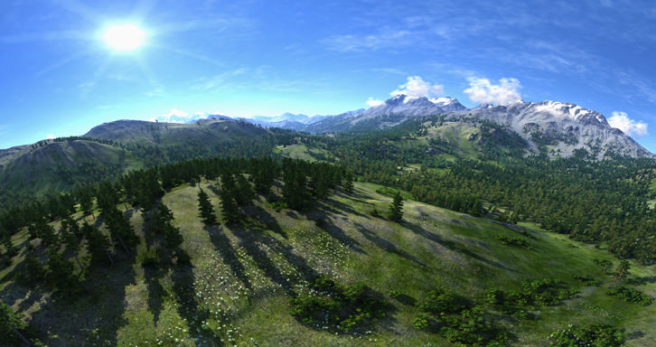 Curved Panorama