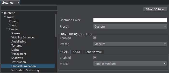 SSRTGI Presets