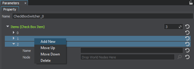 Editing the array parameter