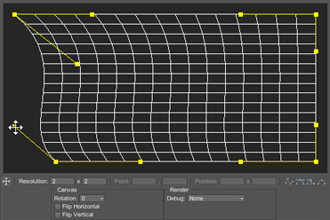 Warped grid