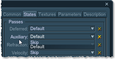 Enable Auxiliary pass for the material that should be postprocessed